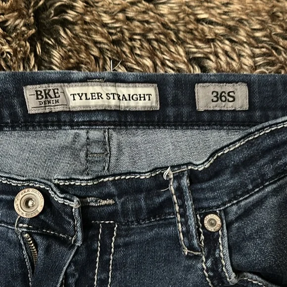 BKE Men’s Tyler Straight Jeans - Picture 8 of 9